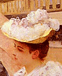 Hut, Kopfbedeckung, Strohut, Kopfschmuck, Kopfputz, Jahrhundertwende 1891