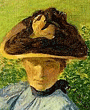 Hut, Kopfbedeckung, Strohut, Kopfschmuck, Kopfputz, Jahrhundertwende 1895
