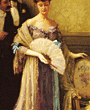Kleid, Abendkleid, Jahrhundertwende 1900
