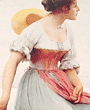 Unterkleidung, Korsett, Unterrrock, Chemise, Jahrhundertwende 1896